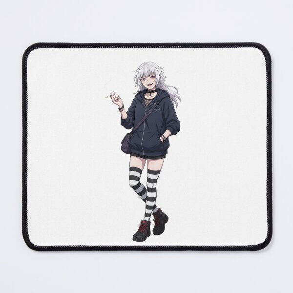 Item preview, Goth Anime Girl Streetwear Aesthetic | White Hair Kawaii Goth Manga Art designed and sold by Bhaskar Digital Art.