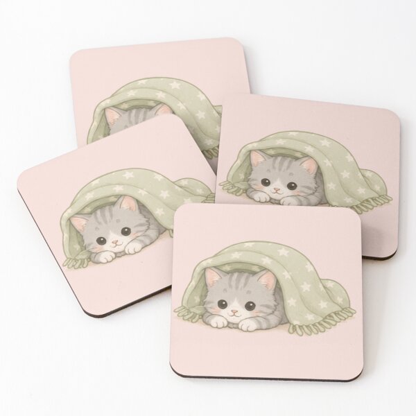 Item preview, Cozy Hiding Spot Kitten designed and sold by MellowMunchkins.