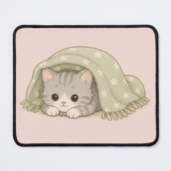 Item preview, Cozy Hiding Spot Kitten designed and sold by MellowMunchkins.
