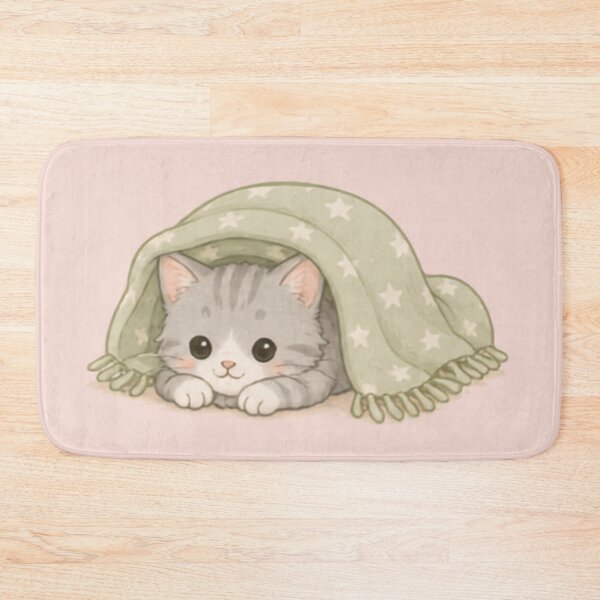 Item preview, Cozy Hiding Spot Kitten designed and sold by MellowMunchkins.