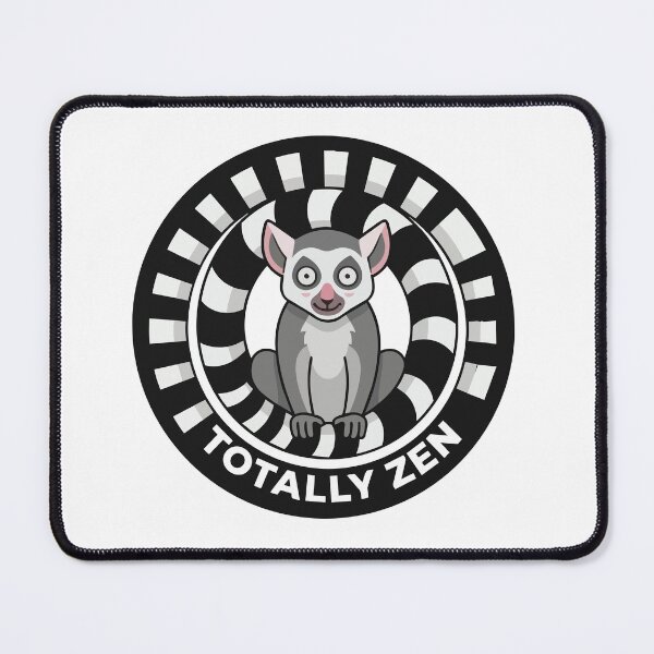 Item preview, Totally Zen Ring Tailed Lemur Sarcastic Yoga Meme designed and sold by Arc2020.