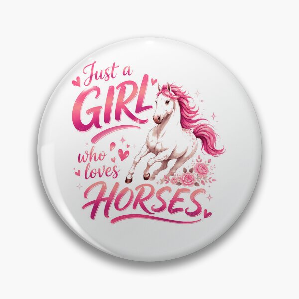 Item preview, Just A Girl Who Loves Horses Equestrian Rider Lover designed and sold by JonesFlora2025.