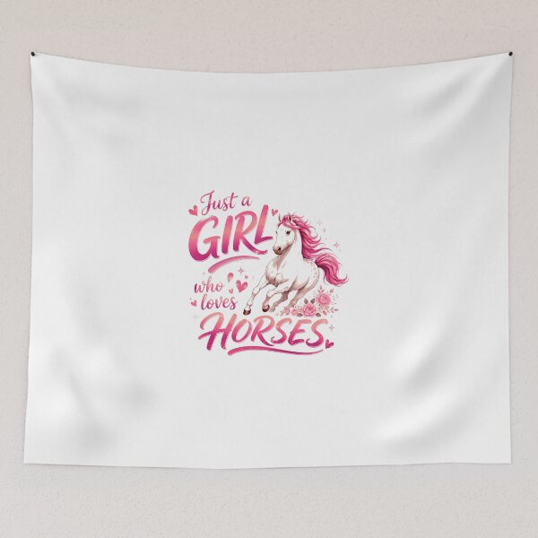Item preview, Just A Girl Who Loves Horses Equestrian Rider Lover designed and sold by JonesFlora2025.