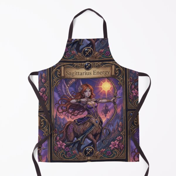 Item preview, Sagittarius Energy Art Nouveau Anime Centaur Archer – Mystical Zodiac Fantasy Illustration designed and sold by RSDigitalPrintDesign.
