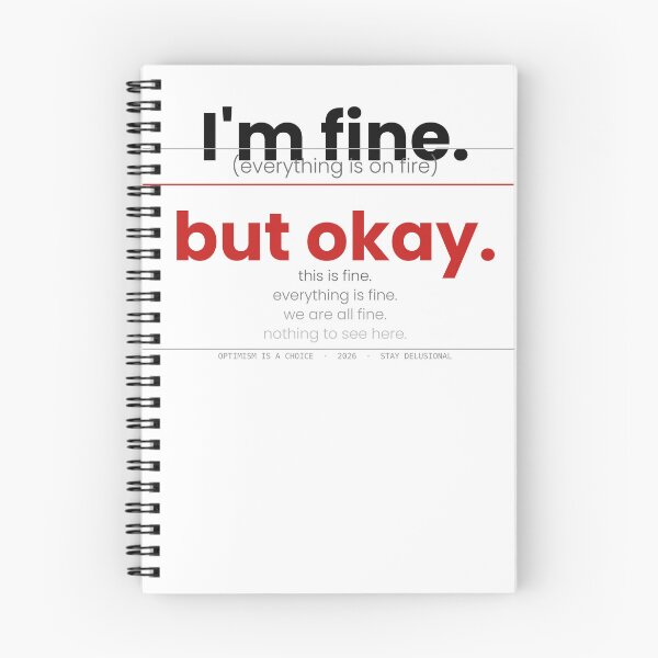 Item preview, I'm fine. (everything is on fire) designed and sold by EMAZY.