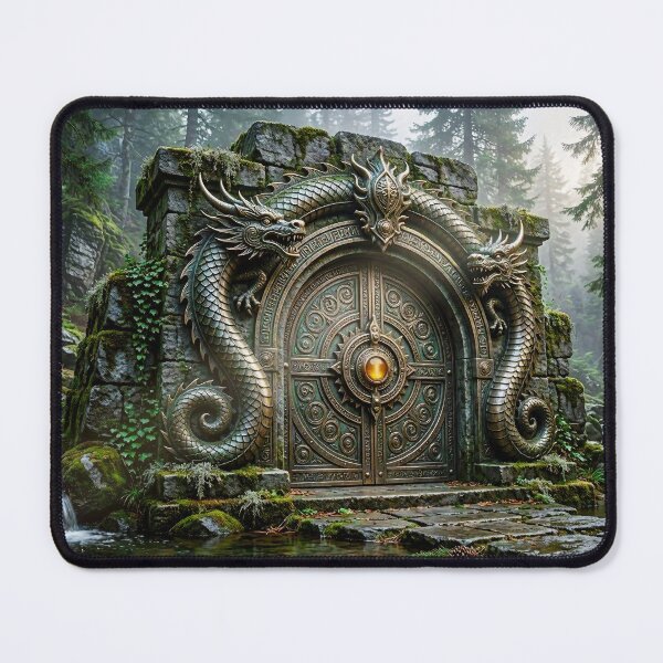 Item preview, Gothic Dragon Gate Haunted Forest Portal designed and sold by dougkeder.