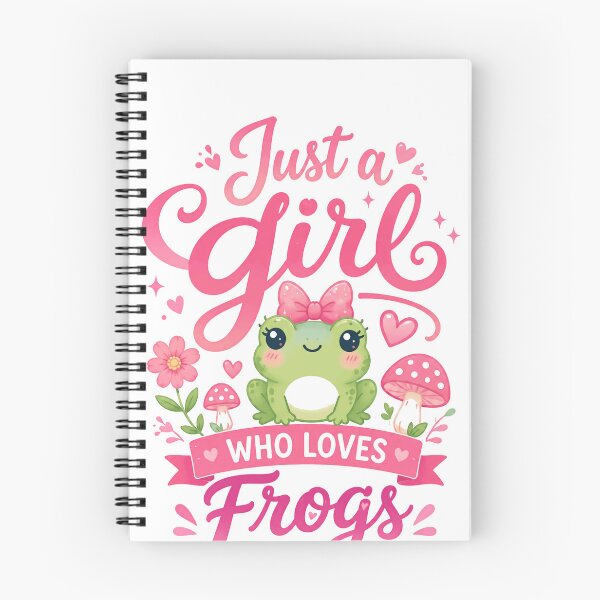 Item preview, Just A Girl Who Loves Frogs Amphibian Animal Lover Girls designed and sold by JonesFlora2025.