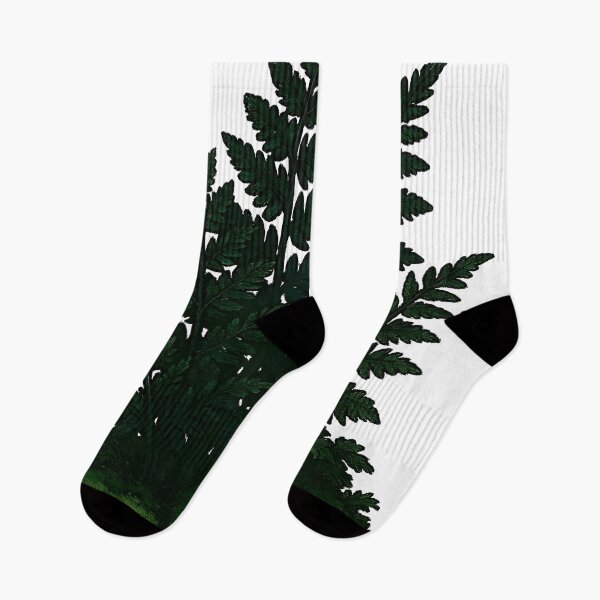 Item preview, Ancient Fern Grotto Dark Green Anime Botanical Sticker designed and sold by Dhenin Studio.