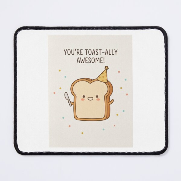 Item preview, Toast Birthday cute kawaii meme gift balloons memes designed and sold by CheeseBlueprint.