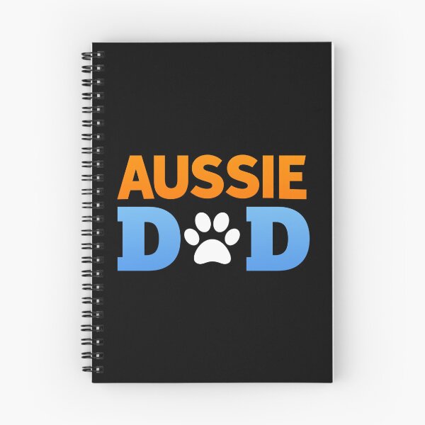 Item preview, Vintage Australian Dad Paw Print Aussie Shepherd Gift Design designed and sold by GiaoCalonas.
