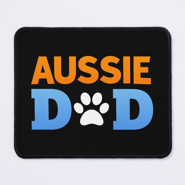 Item preview, Vintage Australian Dad Paw Print Aussie Shepherd Gift Design designed and sold by GiaoCalonas.