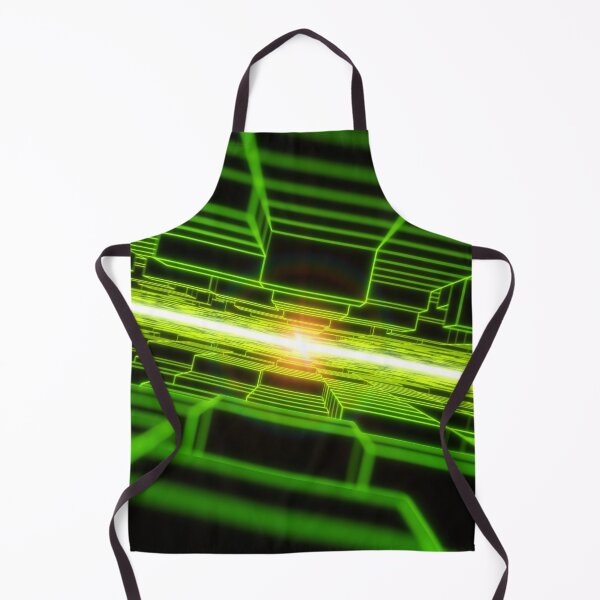 Item preview, Green Horizontal Parallel Blocks Swinging R2 designed and sold by Electric Shock!! Design.