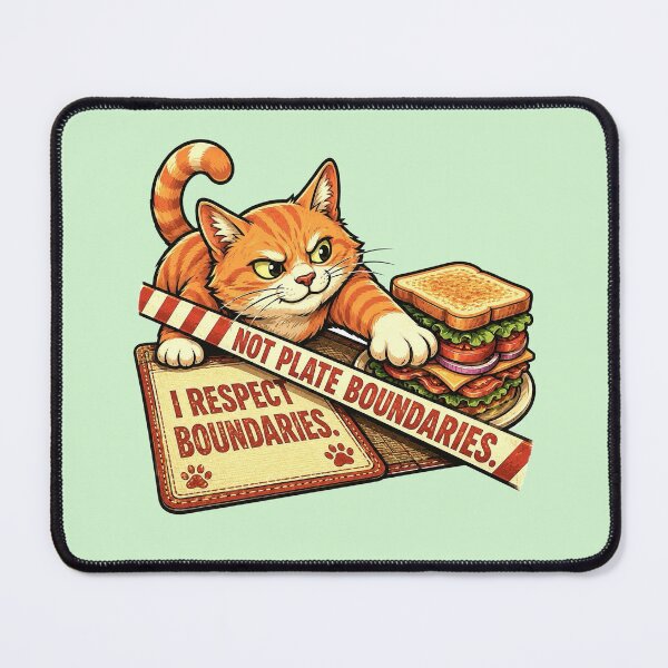Item preview, Funny Orange Cat Sandwich Thief designed and sold by Gentlestate.