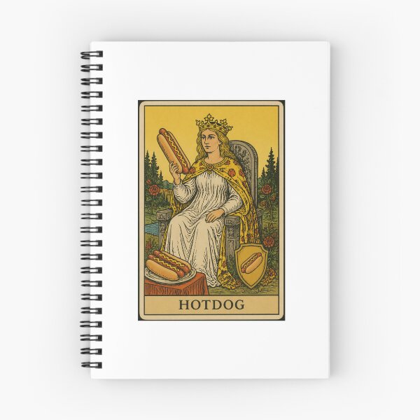 Item preview, Hotdog Tarot card pizza hamburger meme prank weird birthday funny designed and sold by CheeseBlueprint.