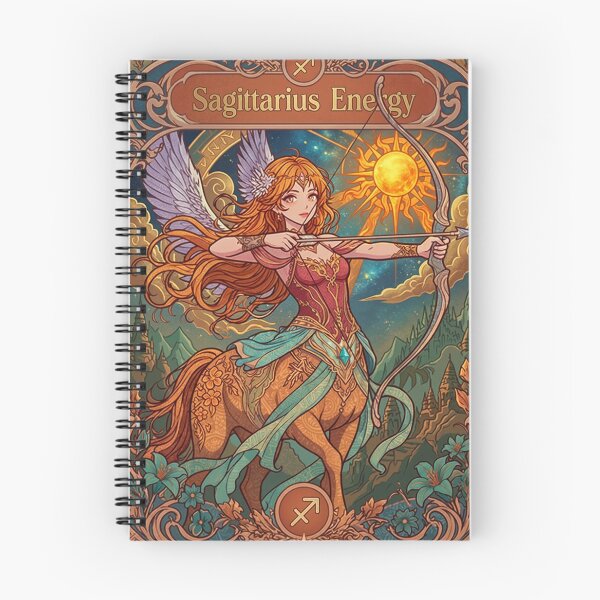 Item preview, Sagittarius Energy Art Nouveau Anime Centaur Archer – Mystical Zodiac Fantasy Illustration designed and sold by RSDigitalPrintDesign.