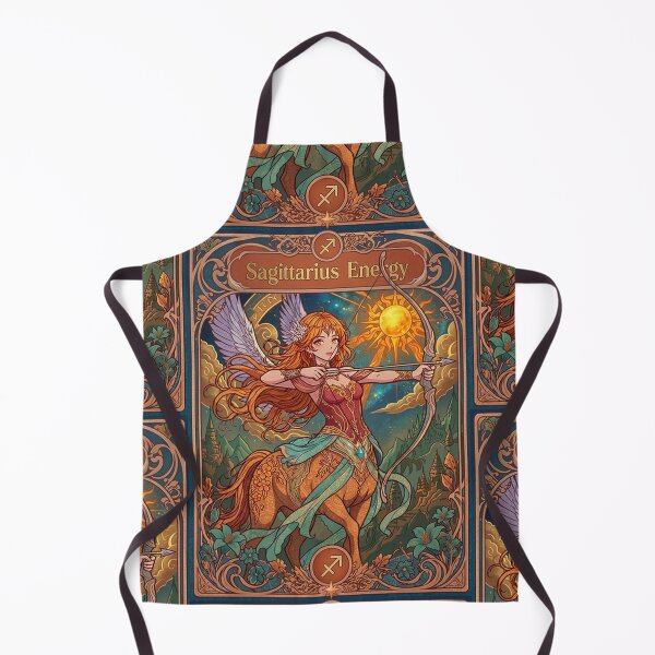 Item preview, Sagittarius Energy Art Nouveau Anime Centaur Archer – Mystical Zodiac Fantasy Illustration designed and sold by RSDigitalPrintDesign.