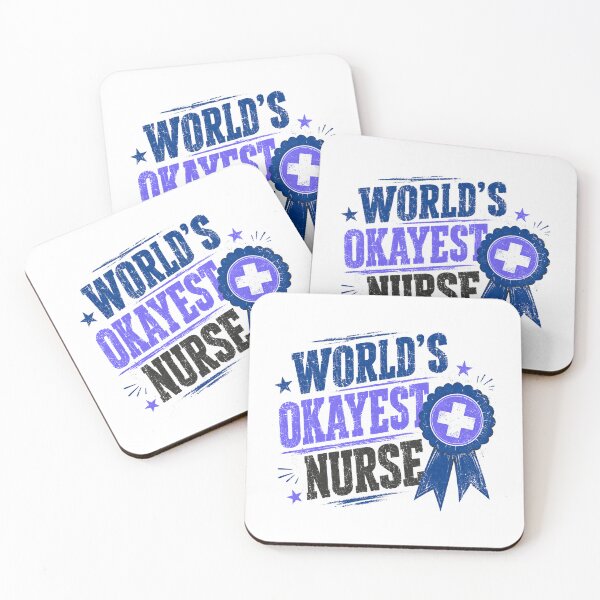 Item preview, World's Okayest Nurse Professional Healthcare Worker designed and sold by JonesFlora2025.