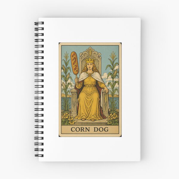 Item preview, Corn dog Tarot card pizza hamburger meme prank weird birthday funny designed and sold by CheeseBlueprint.