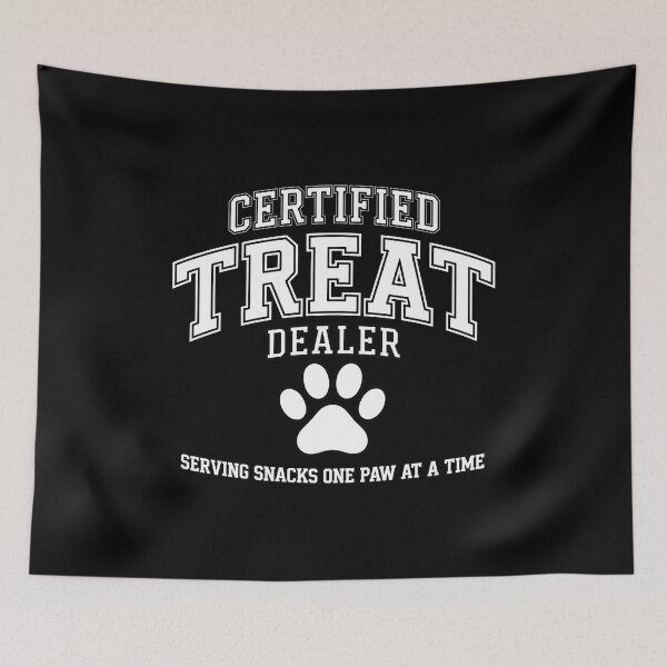 Item preview, certified treat dealer serving snacks one paw at a time designed and sold by GiaoCalonas.