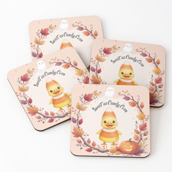 Item preview, Sweet as Candy Corn | Cute Halloween Duck Watercolor | Preschool Halloween Costume | Spooky & Sweet designed and sold by Wintorque.