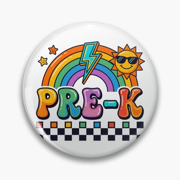 Item preview, Groovy Pre-K Retro Rainbow Back To School Cute designed and sold by raedattia.