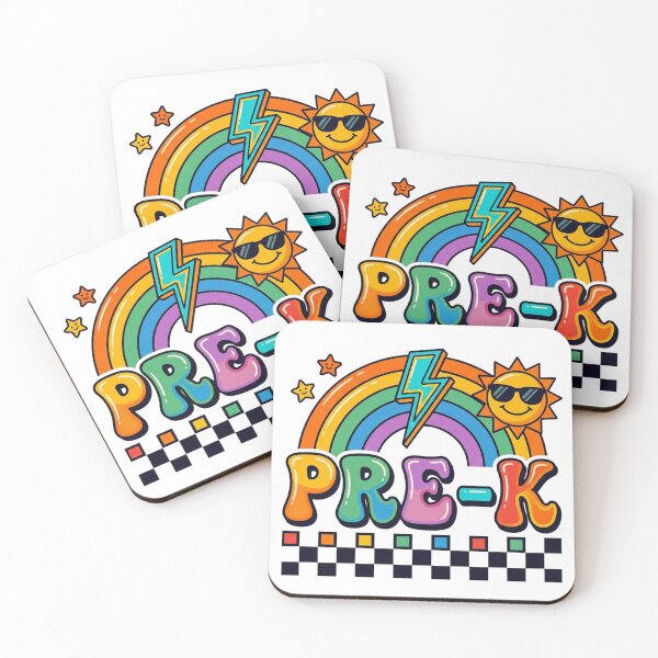 Item preview, Groovy Pre-K Retro Rainbow Back To School Cute designed and sold by raedattia.