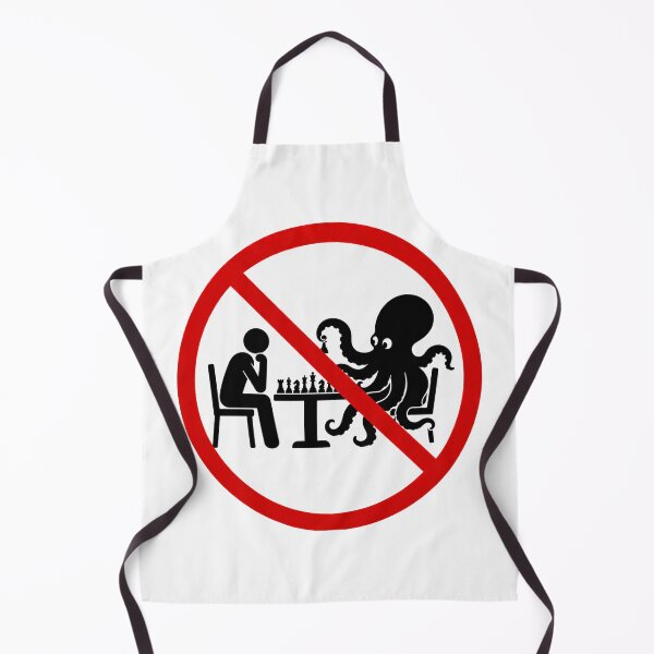 Item preview, Funny No Octopus Chess Sign designed and sold by MonkiFlipp.