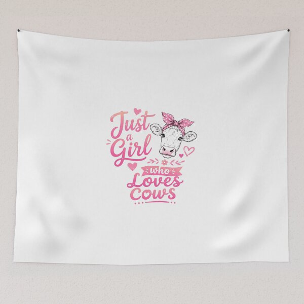 Item preview, Just A Girl Who Loves Cows Farm Animal Lover Country Woman designed and sold by JonesFlora2025.
