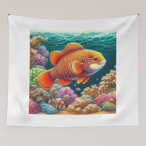 Item preview, Mandarin fish designed and sold by ZeusGallery.