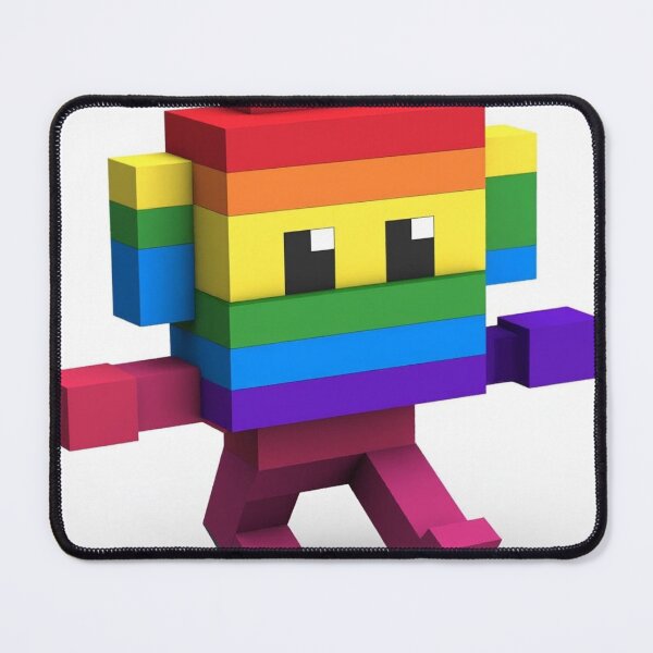 Item preview, Voxel Rainbow Ape Pixel Block Character designed and sold by Xenovita.