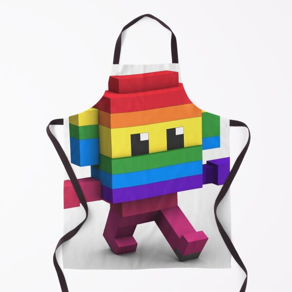 Item preview, Voxel Rainbow Ape Pixel Block Character designed and sold by Xenovita.