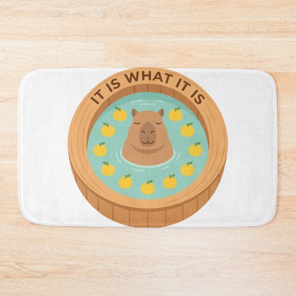 Item preview, It Is What It Is Capybara Zen Spa Yuzu Tub designed and sold by Arc2020.