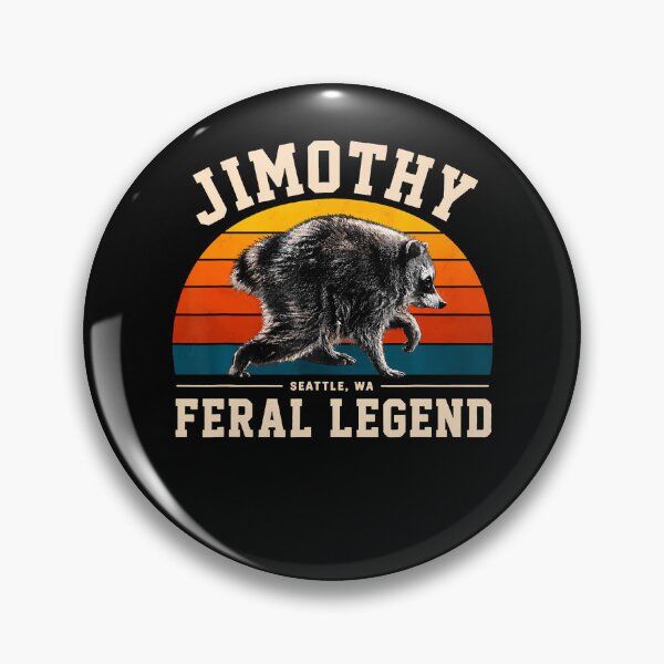 Item preview, Jimothy Raccoon Seattle Feral Legend Meme designed and sold by Apparel-Vortex.