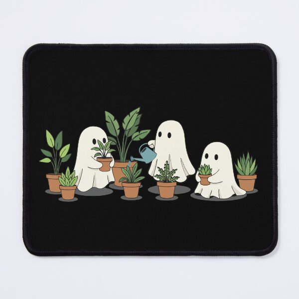 Item preview, Ghosts 002 - Cute Plant Loving Ghosts Gardening With Houseplants Together designed and sold by SkullTees.