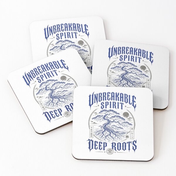 Item preview, Unbreakable Spirit Deep Roots Bonsai Japanese Quote designed and sold by MARQUES DESIGN ART .
