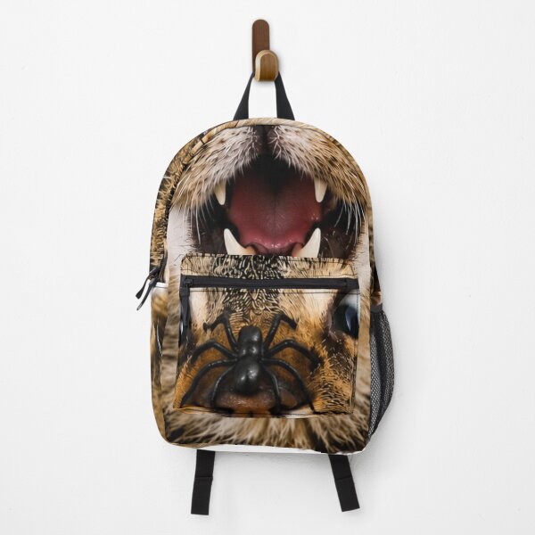 Item preview, Shocked Cat with Spider Funny Sticker designed and sold by BoringClothes .