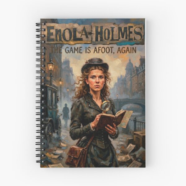 Item preview, Enola Holmes Mystery Fine Art Tribute designed and sold by Art's Diner.