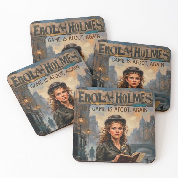 Item preview, Enola Holmes Mystery Fine Art Tribute designed and sold by Art's Diner.