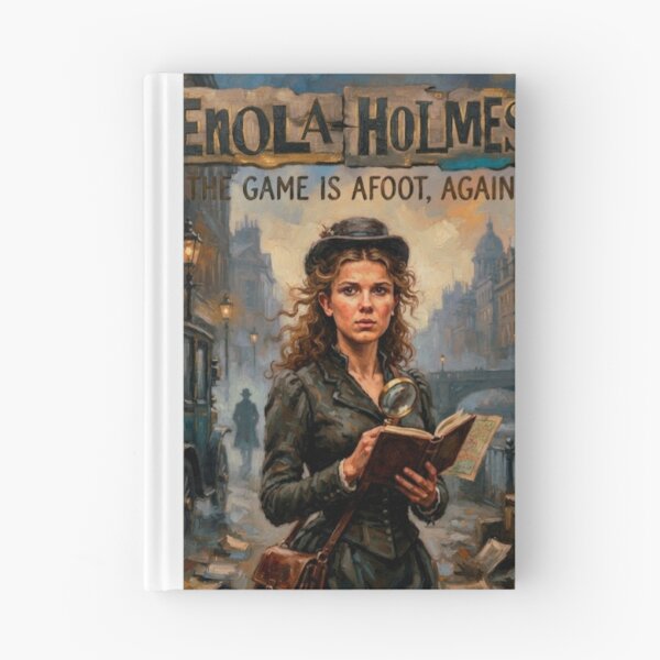 Item preview, Enola Holmes Mystery Fine Art Tribute designed and sold by Art's Diner.