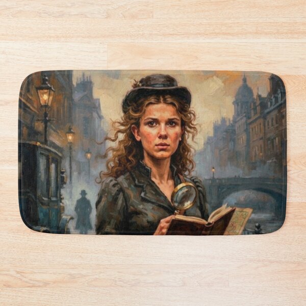 Item preview, Enola Holmes Mystery Fine Art Tribute designed and sold by Art's Diner.