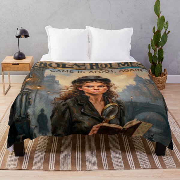 Item preview, Enola Holmes Mystery Fine Art Tribute designed and sold by Art's Diner.