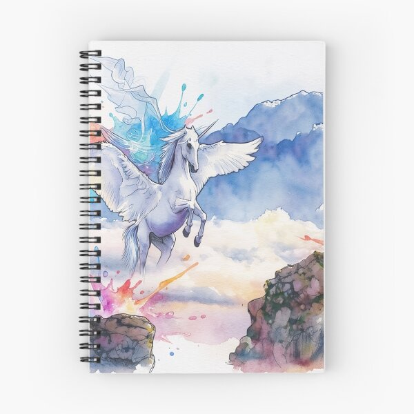 Artikelvorschau, Pegasus in Aquarell entworfen und verkauft von tomorrowsart.