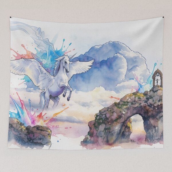 Item preview, Pegasus in Watercolor designed and sold by tomorrowsart.