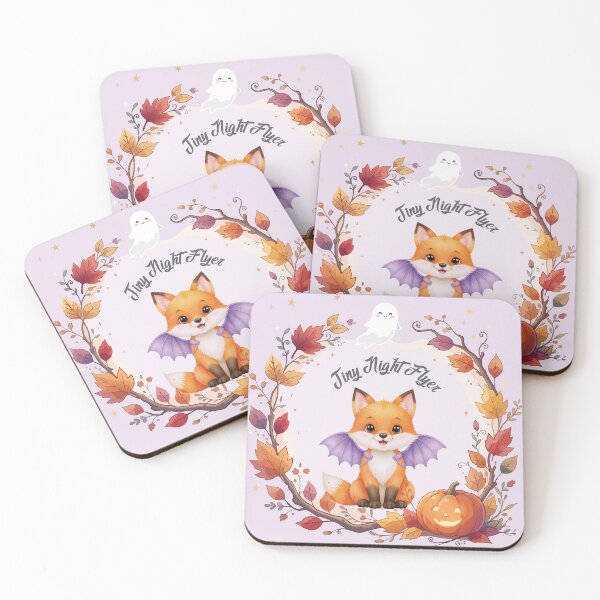 Item preview, Tiny Night Flyer | Cute Halloween Fox Watercolor | Preschool Halloween Costume | Spooky & Sweet designed and sold by Wintorque.