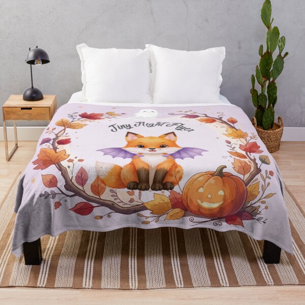 Item preview, Tiny Night Flyer | Cute Halloween Fox Watercolor | Preschool Halloween Costume | Spooky & Sweet designed and sold by Wintorque.