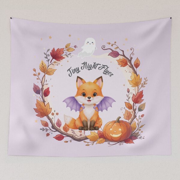 Item preview, Tiny Night Flyer | Cute Halloween Fox Watercolor | Preschool Halloween Costume | Spooky & Sweet designed and sold by Wintorque.