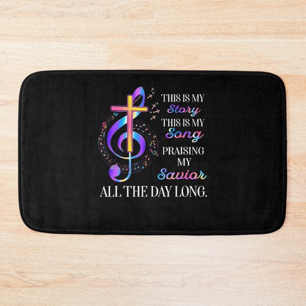 Item preview, This Is My Story This Is My Song Praising My Savior Cross designed and sold by Apparel-Vortex.