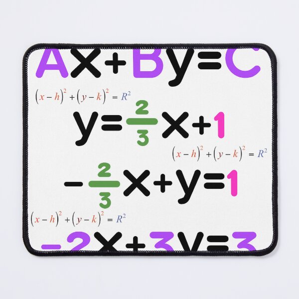 Item preview, Colorful Algebraic Equations and Math Formulas. designed and sold by DodoCraft3.