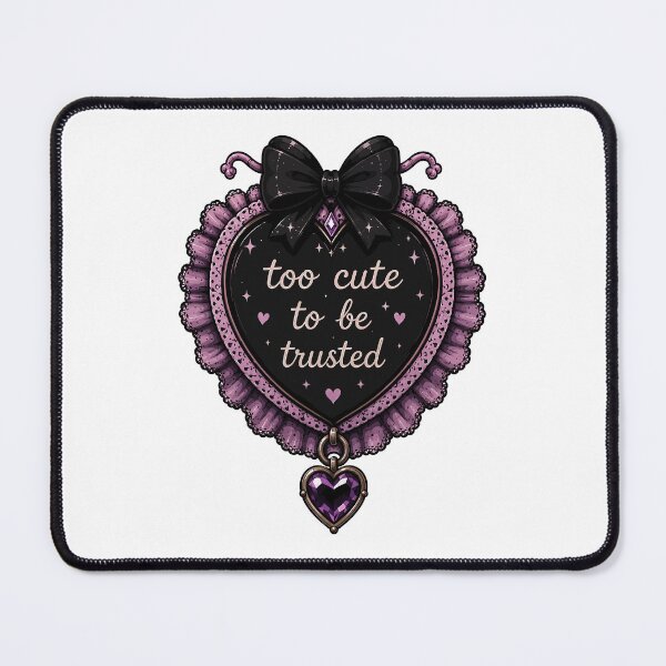 Item preview, Too Cute To Be Trusted | Pastel Goth Heart designed and sold by RidaSalArt.