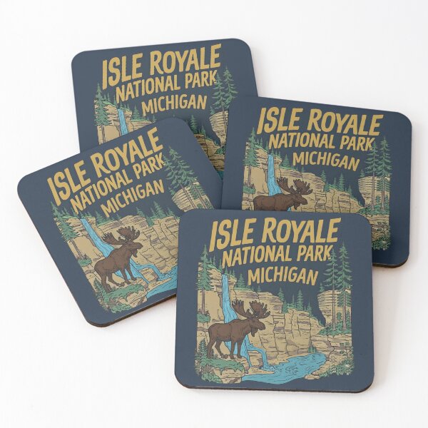 Item preview, Isle Royale National Park Michigan Cute Landscape  designed and sold by HowToCanadian.